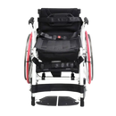 Front Centered View Of The Karman XO-55 Horizon Standing Wheelchair In The Seated Position