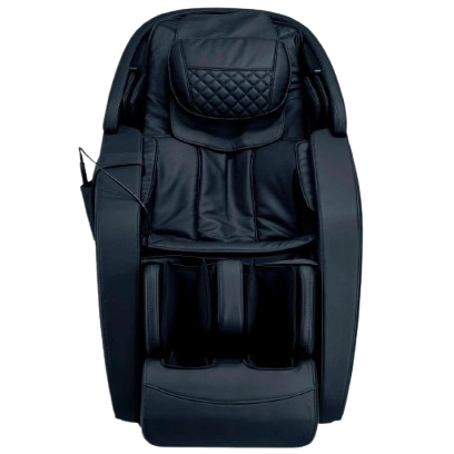 Front Centered View Of The Kyota Genki M380 Massage Chair In Black Color
