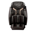 Front Centered View Of The Kyota Hatsumei M900 AI 4D Massage Chair In Dark Brown Color