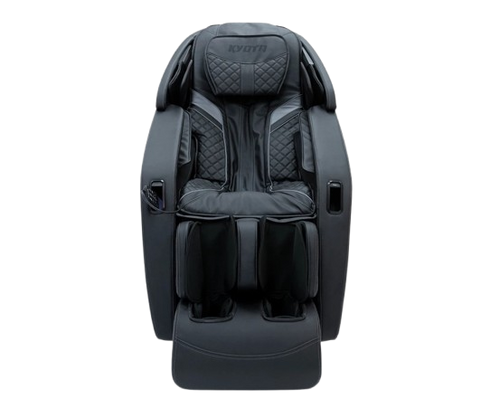 Front Centered View Of The Kyota Yugana M780 4D Massage Chair In Black Color