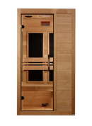 Front Centered View Of The Maxxus 1-Person S-Line Low EMF FAR Infrared Indoor Sauna | MX-S106-01