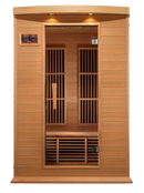Front Centered View Of The Maxxus 2-Person Low EMF FAR Infrared Indoor Sauna | MX-K206-01