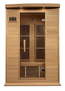 Front Centered View Of The Maxxus 2-Person Near Zero EMF FAR Infrared Indoor Sauna | MX-K206-01-ZF