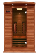 Front Centered View Of The Maxxus 2-Person Near Zero EMF Full Spectrum Indoor Infrared Sauna | MX-M206-01-FS CED