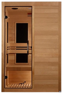Front Centered View Of The Maxxus 2-Person S-Line Low EMF FAR Infrared Indoor Sauna | MX-S206-01