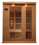 Front Centered View Of The Maxxus 3-Person Low EMF FAR Infrared Indoor Sauna | MX-K306-01