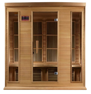 Front Centered View Of The Maxxus 4-Person Low EMF FAR Infrared Indoor Sauna | MX-K406-01-CED