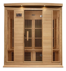 Front Centered View Of The Maxxus 4-Person Near Zero EMF FAR Infrared Indoor Sauna | MX-K406-01-ZF