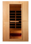 Front Centered View Of The Maxxus Serenity 2-Person Low EMF FAR Infrared Indoor Sauna | MX‐LS2‐01