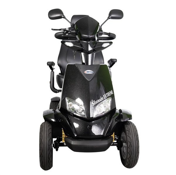 Front Centered View Of The Merits Silverado Extreme Mobility Scooter