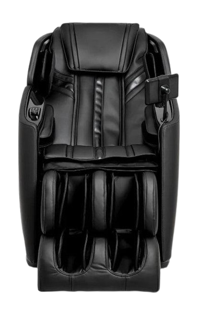 Front Centered View Of The Ogawa Active XL 3D Massage Chair | OG-6300 Shown In The Upright Chair Position In Black Color