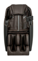 Front Centered View Of The Ogawa Active XL 3D Massage Chair | OG-6300 Shown In The Upright Chair Position In Gun Metal And Brown Color