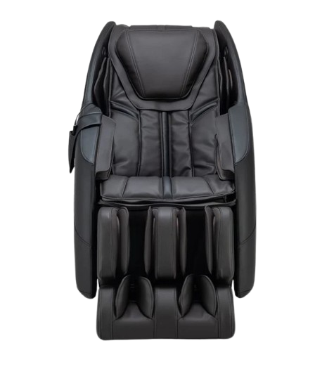 Front Centered View Of The Ogawa Refresh 3D Massage Chair | OG5600 Shown In The Upright Position With The Gray And Gray Color