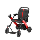 Front Centered View Of The Paiseec W1 Lightweight 2‑in‑1 Electric Wheelchair Shown In Red Color