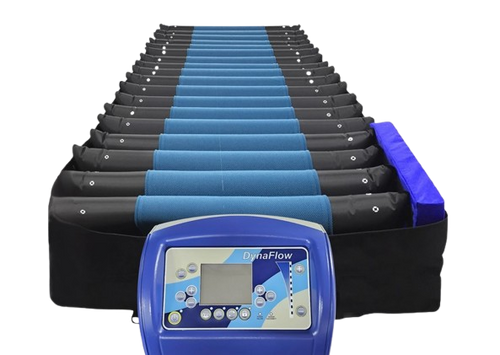 Front Centered View Of The Prius DynaFlow Alternating Mattress System Shown With Master Control Unit 