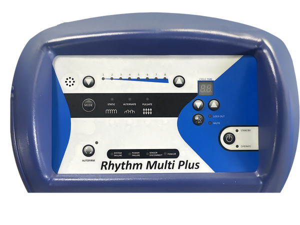 Front Centered View Of The Prius Rhythm Multi Plus Low Air Loss Alternating Mattress System Master Control Unit