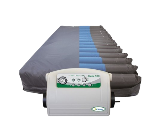 Front Centered View Of The Prius Salute RDX Air Mattress System With Master Control Unit