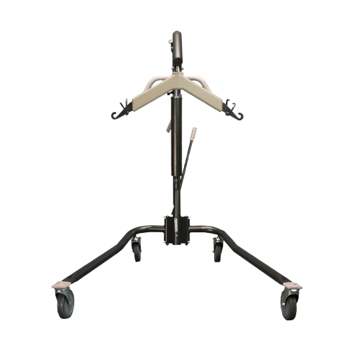 Front Centered View Of The Proactive Medical Onyx Hydraulic Lift Shown With Legs Opened