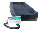 Front Centered View Of The Proactive Medical Protekt Aire 8900 Low Air Loss/Alternating Pressure And Pulsation Mattress System With "On Demand Side Air Bolsters" Shown With Cover And Control Unit