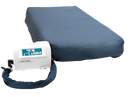 Front Centered View Of The Proactive Medical Protekt Aire 9900 Low Air Loss/Alternating Mattress System Shown With Cover And Control Unit Attached