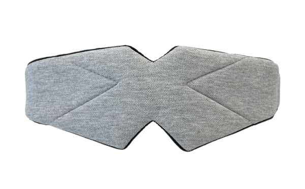 Front Centered View Of The Rize Home Comfort Eye Mask 100% Blackout Sleeping Aid