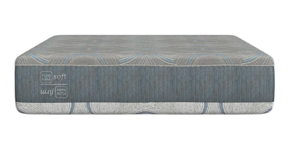 Front Centered View Of The Rize Home Cool Choice 14" Memory Foam Mattress Shown With The Soft Side Up
