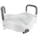 Front Centered View Of The Vive Health Raised Toilet Seat