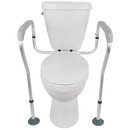 Front Centered View Of The Vive Health Toilet Safety Rail