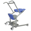 Front Left Side View Of The Ascend Go Sit To Stand Patient Lift Shown In The Closed Position