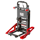 Front Left Side View Of The Atlas Stair Climbing Wheelchair Lift