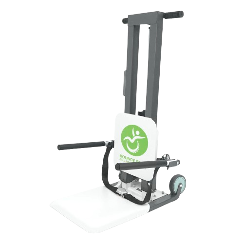 Front Left Side View Of The Bounce Back Fall Recovery Sit To Stand Patient Lift