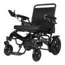 Front Left Side View Of The ComfyGo Majestic 440 HD Remote Controlled Heavy Duty Electric Wheelchair