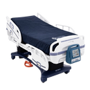 Front Left Side View Of The Dolphin Bed Shown On An Adjustable Hospital Bed