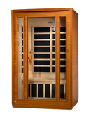 Front Left Side View Of The Dynamic San Marino 2-Person Low EMF FAR Infrared Indoor Sauna | DYN-6206-01
