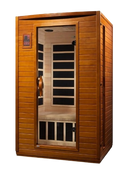 Front Left Side View Of The Dynamic Versailles 2-Person Low EMF Far Infrared Indoor Sauna | DYN‐6202‐03