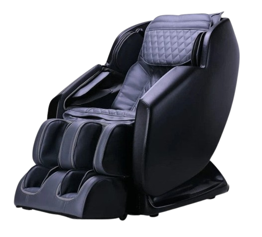 Front Left Side View Of The Ergotec Saturn Massage Chair | ET-210 In Black Color