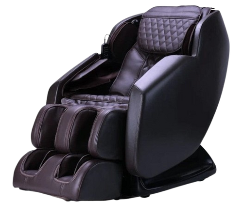 Front Left Side View Of The Ergotec Saturn Massage Chair | ET-210 In Brown Color