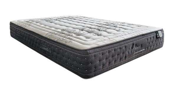 Front Left Side View Of The Eurolux Multisens: The 11-Layer Luxury Mattress Crafted By Masters Shown At An Angle