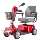 Front Left Side View Of The FreeRiderUSA FR168-4S II Mobility Scooter