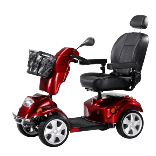 Front Left Side View Of The FreeRiderUSA FR 510F II Mobility Scooter