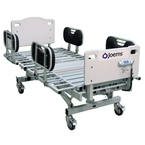 Front Left Side View Of The Joerns Bariatric Healthcare Bed System RC 1000