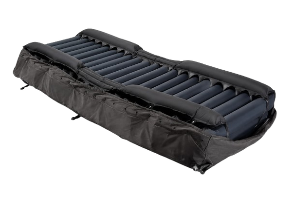 Front Left Side View Of The Joerns DermaFloat APL Alternating Pressure Low Air Loss Therapy Mattress System Shown Without Control Unit