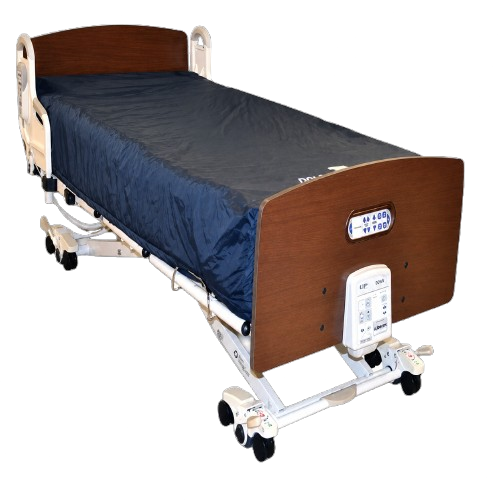 Front Left Side View Of The Joerns DolphinCare™ Integrated Fluid Immersion Simulation Complete Bed System