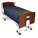 Front Left Side View Of The Joerns DolphinCare™ Integrated Fluid Immersion Simulation Complete Bed System