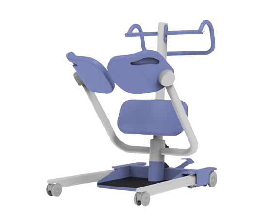 Front Left Side View Of The Joerns Hoyer Up® Stand Aid Transfer Device