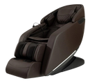 Front Left Side View Of The Kyota Genki M380 Massage Chair In Brown Color