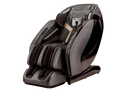Front Left Side View Of The Kyota Hatsumei M900 AI 4D Massage Chair In Dark Brown Color