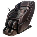 Front Left Side View Of The Kyota Kizuna M688 Massage Chair Shown In Brown Color