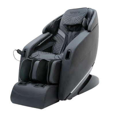 Front Left Side View Of The Kyota Yugana M780 4D Massage Chair In Black Color