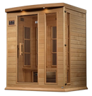 Front Left Side View Of The Maxxus 3-Person Near Zero EMF FAR Infrared Indoor Sauna | MX-K306-01-ZF